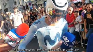 Naíro Quintana Ciclista del Movistar y el Logro en la Vuelta 2024 [upl. by Ahkos]