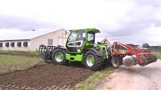 MERLO MF409 telskopinis krautuvas su tritaške galine pakaba CS156 CVTRONIC Rovaltra [upl. by Yhprum]