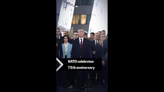 NATO celebrates 75th anniversary [upl. by Gombach]