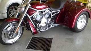 Customers New Harley V Rod Trike Conversion [upl. by Atiram]