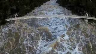 LAUNCESTON CATARACT IN FLOOD 2016 [upl. by Ardnalahs94]