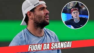 Berrettini saluta Shanghai il danese Rune vince ancora in rimonta [upl. by Sarina]