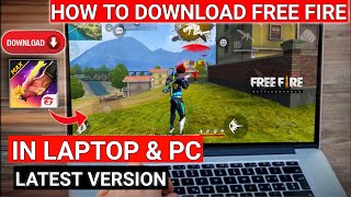 How To Download Free Fire In Laptop  Free Fire Download Pc  Laptop Me FF Kaise Download Kare🔥 [upl. by Lerner]