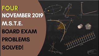 FOUR MSTE NOVEMBER 2019 CE BOARD EXAM PROBLEMS SOLVED [upl. by Hayikaz]