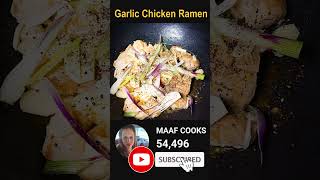 Easy Spicy Garlic Chicken Ramen shorts food recipe youtubeshorts [upl. by Yrdua770]