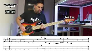 DM009  Vetusta Morla quotCuarteles de Inviernoquot Bass cover  TAB [upl. by Birdt]