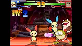 MUGEN battle 4368 Plusle amp Minun vs Cuphead Bosses [upl. by Ahsiled630]