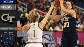 Georgia Tech vs Notre Dame Full Game Replay  ACC Women’s Basketball 202122 [upl. by Petronille368]