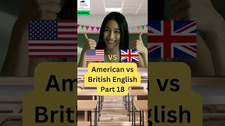 Learn American Vs British English Part 18 shorts [upl. by Adaline]