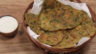 Methi Parantha  Recipes Under 15 Minutes  Chef Jaaie  Sanjeev Kapoor Khazana [upl. by Fawn]