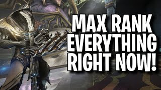 A NEW WAY TO MAX RANK EVERYTHING except necramech IN WARFRAMES NEW JADE SHADOWS UPDATE [upl. by Hannie]