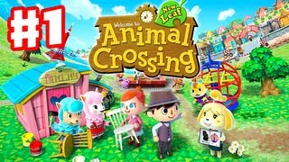 Animal Crossing New Leaf  Gameplay Walkthrough Part 1  Day 1  Im the New Mayor Nintendo 3DS [upl. by Eenahs]