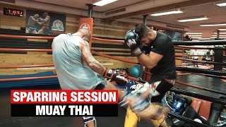 Hard Sparring Sessions EP1 MUAY THAI  Anton Petrov Academy Gym [upl. by Hylan]