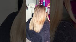 How to sew in extension with micro rings remix hairstyle extensionesdecabello hairstylist pelos [upl. by Eseneg]