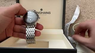 Junghans Meister Calendar watch unboxing  overview  so minimalist and functional [upl. by Vassell]