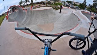 Riding BMX at Unreal California Skateparks [upl. by Ennirac]