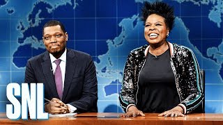 Weekend Update Leslie Jones Funeral Plans  SNL [upl. by Fae65]