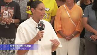 Phoenix Mercury Honor Diana Taurasi [upl. by Trocki]