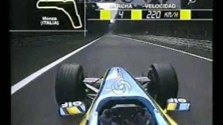 Monza 2004  Alonso  Tour complet [upl. by Kciredes197]