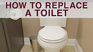 How to Replace a Toilet  DIY Network [upl. by Abdella]