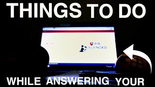 THINGS TO DO WHILE ANSWERING YOUR AMA OEd [upl. by Jock]