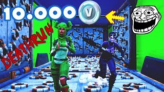 Der 10000 VBUCKS Fortnite DEATHRUN bringt mich zum AUSRASTEN Fortnite Deathrun [upl. by Seltzer]