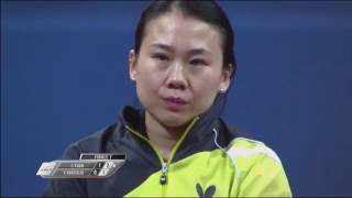 Pauline Chasselin  Yuan Jia Nan FINALE Championnat de France Tennis de table 2017 [upl. by Aninad]