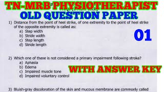 TN MRB EXAM PREPARATION FOR PHYSIOTHERAPIST GR 2 VIDEO NO 1 [upl. by Oznerol]