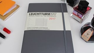 LEUCHTTURM 1917  Fountain pen friendly journals Weekly Planner amp Notebook [upl. by Lionel175]