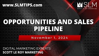 Opportunities and Sales Pipeline 111 [upl. by Rosabelle]