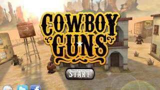 Cowboy Guns HD  iPhone Game [upl. by Yleve117]