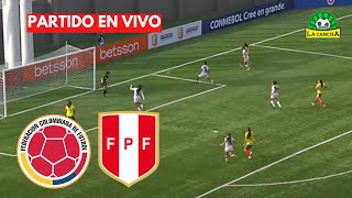 COLOMBIA VS PERÚ  SUDAMERICANO SUB 17  EN VIVO [upl. by Broadbent]