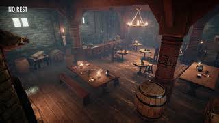 Medieval Tavern Music No Rest with Tavern Ambience [upl. by Ahsinal]