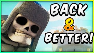 BEST GIANT SKELETON DECK in CLASH ROYALE 🏆 [upl. by Alenairam56]