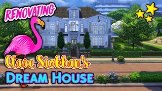 THE SIMS 4  RENOVATING CLARE SIOBHANS DREAMHOUSE 🏡 [upl. by Enimzaj]