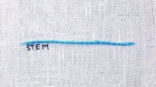 How to Stem Stitch [upl. by Girish382]