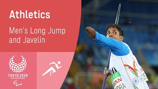 Athletics Mens Long Jump amp Javelin  Day 4  Tokyo 2020 Paralympic Games [upl. by Atsillac]