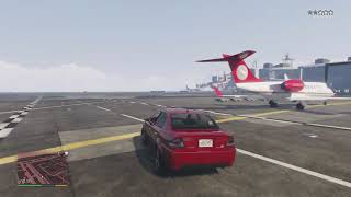 Airport fight Clip  Gameplay without any rules Grand Theft Auto 5 [upl. by Danica]