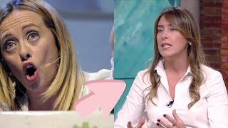 CLAMOROSO SCONTRO GIORGIA MELONI ZITTISCE DEFINITIVAMENTE LA BOSCHI [upl. by Anitnatsnoc468]