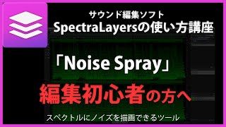 SpectraLayersの使い方「Noise Spray」24 [upl. by Nired730]