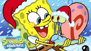 45 MINUTES of SpongeBob’s Snowiest Moments ❄️  SpongeBobOfficial [upl. by Goldman]