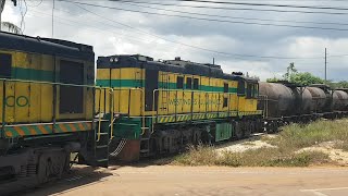 Bauxite Train In Linstead  Ewarton St Catherine Jamaica [upl. by Lyndy283]