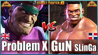 Street Fighter 6 🔥 Problem X M Bison Vs GuNSLinGa DEE JAY🔥Best Room Match🔥FightingGameWorldX [upl. by Radack]