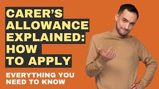 Carer’s Allowance Explained How To Apply [upl. by Akcire29]