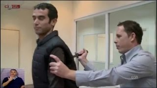 Reporter Actually Gets Stabbed on TV While Testing KnifeProof Vest [upl. by Heater106]