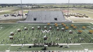 Brenham Cub Band at UIL Region 27 3A5A Marching Band Contest  2024  4K [upl. by Naujyt778]