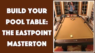 The EastPoint Sports quotMastertonquot 7 Pool Table Assembled [upl. by Nihs605]