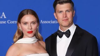 Scarlett Johansson and Colin Jost Have Glam Date Night at White House Correspondents Dinner [upl. by Neeham]