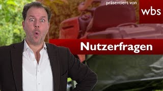 Darf ich 14 mit meinem Rasenmäher auf der Straße fahren  Nutzerfragen RA Christian Solmecke [upl. by Kym357]