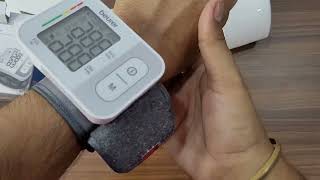 Beurer BC 28 wrist Blood Pressure Monitor How to use [upl. by Aidas]